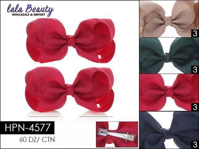 Small Hair Bow #HPN4577 Catholic School Mix (2 Dozen)