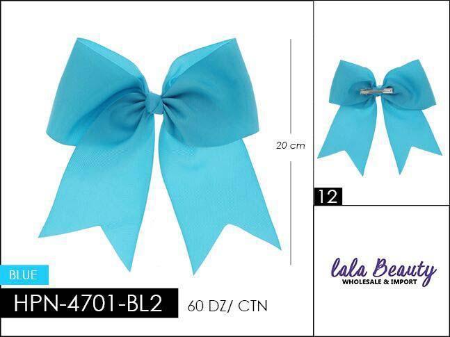 Cheer Bow #HPN4331 Teal Blue (Dozen)
