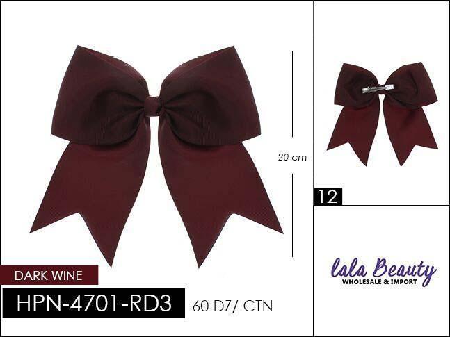 Cheer Bow #HPN4701-RD3 Dark Wine (Dozen)