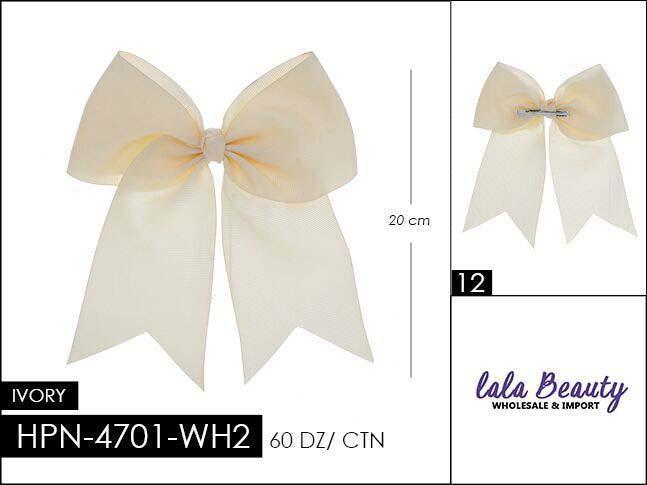 Cheer Bow #HPN4701-WH2 Ivory (Dozen)