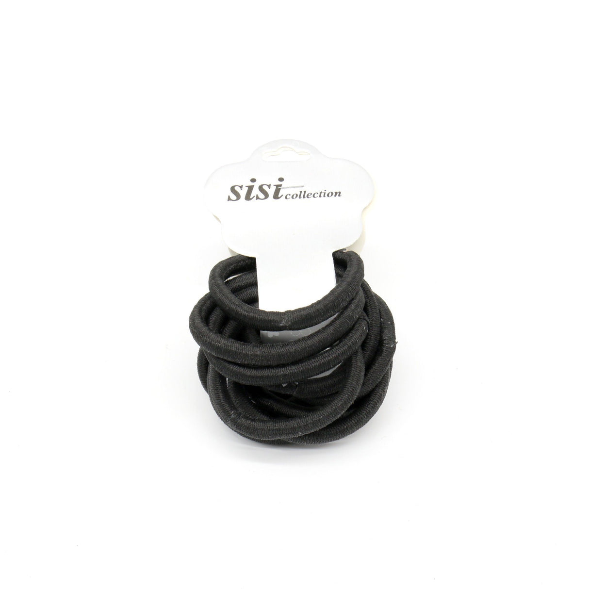 #EPT361K Black Thick Elastic Hair Ties (12PC)