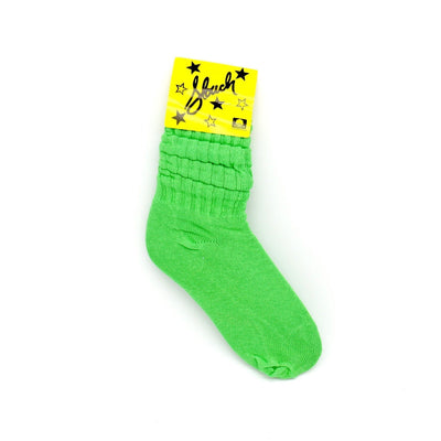 WHOLESALE-SLOUCH-SOCKS-LIME GREEN