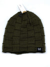 #KBW276 KBETHOS Olive Squares Design Beanie