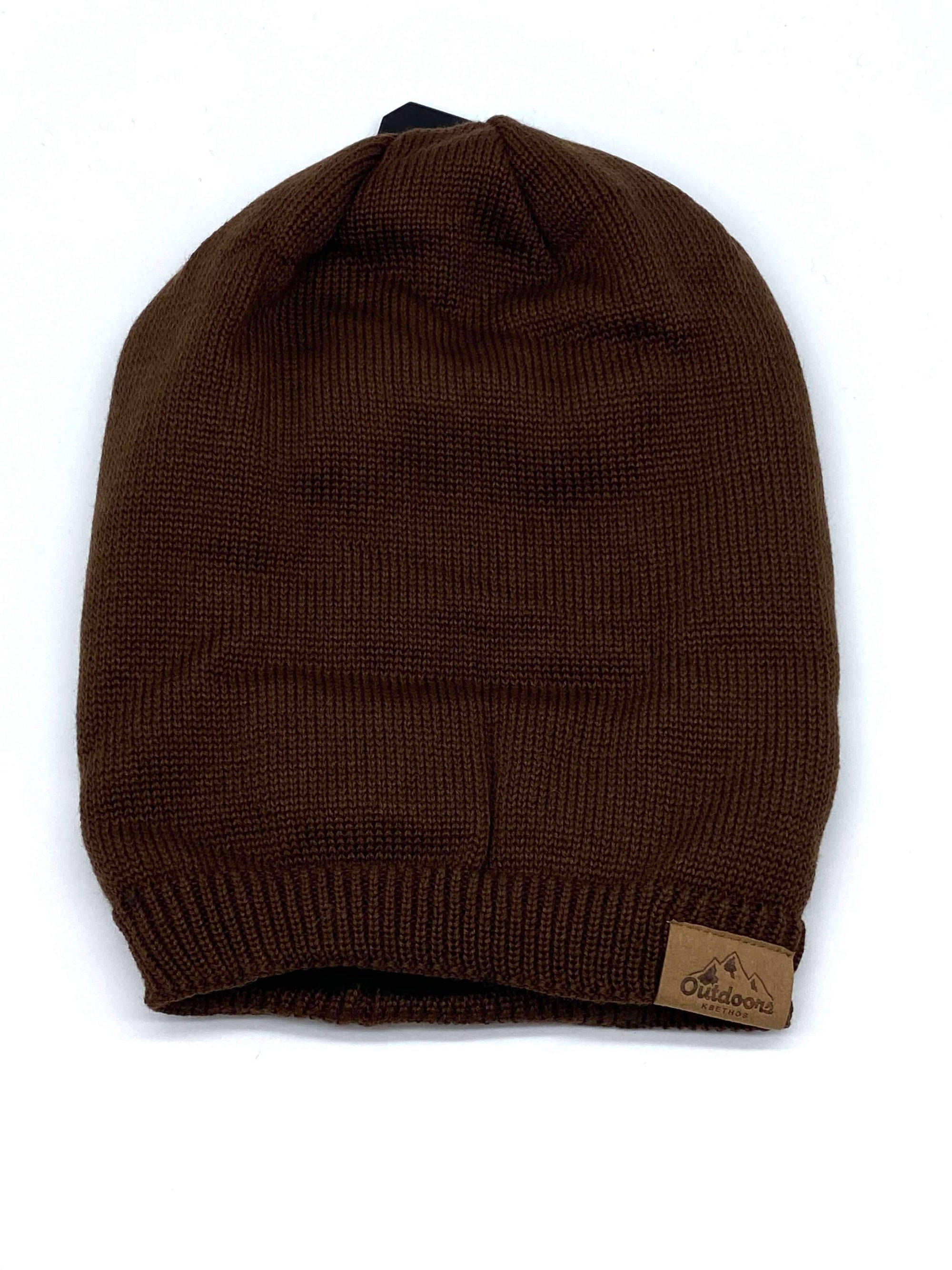 #KBW272 Outdoors Logo Brown Beanie