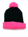 #KBW30 Two Toned Pink/Black Beanie