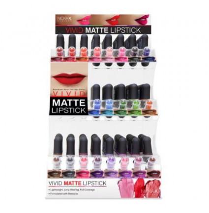 #NMS Nicka K NK Vivid Matte Lipstick Set/Display (126PC)
