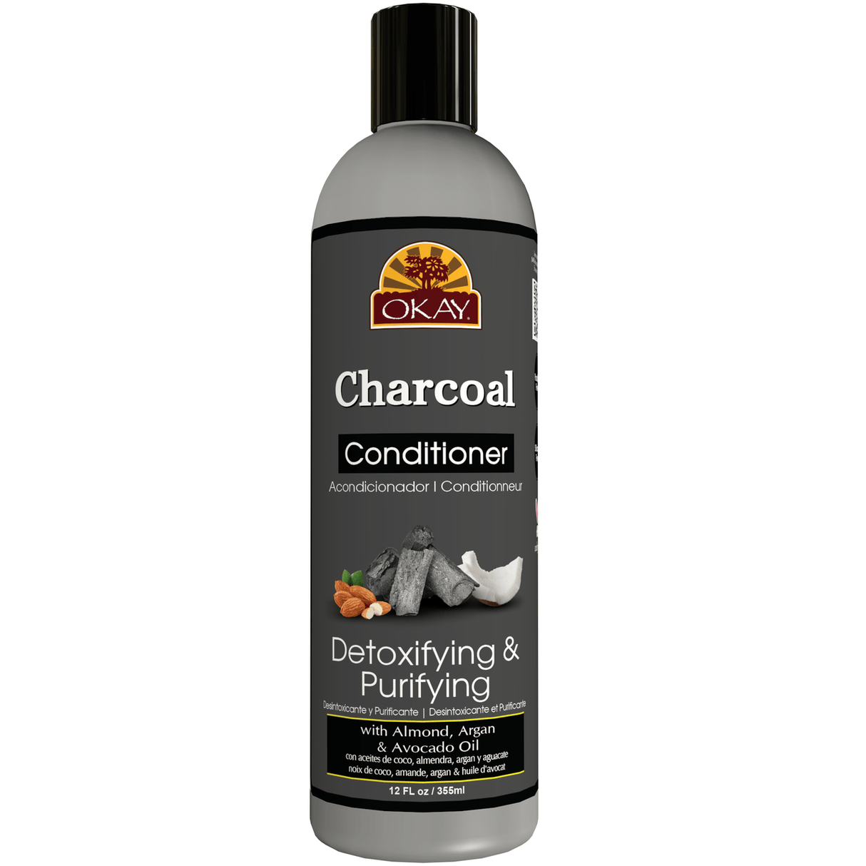 Okay Charcoal Detoxifying & Purifying Conditioner, 12oz