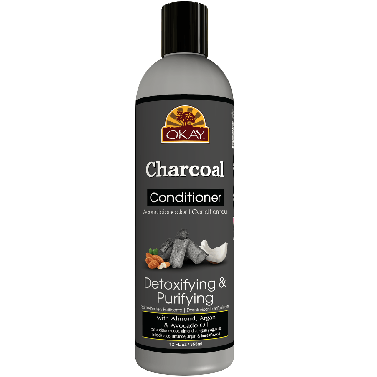 Okay Charcoal Detoxifying & Purifying Conditioner, 12oz