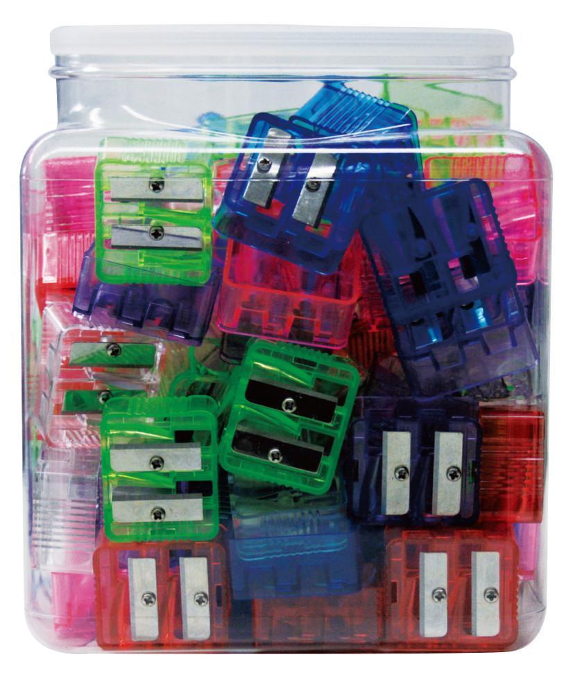 #PS1825 Eden 2-Hole Pencil Sharpener 96Pc (Jar)