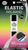 #5084 Qfitt Elastic Wig Band 1 Yard / Black (12PC)