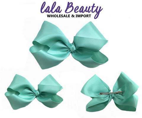 Texas Size Jumbo Hair Bow Mint (Dozen)