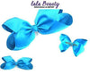 Texas Size Jumbo Hair Bow Turquoise (Dozen)