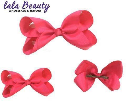 Texas Size Jumbo Hair Bow Hot Pink (Dozen)