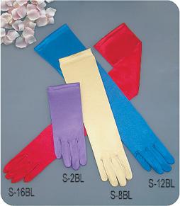 Satin Gloves #S2BL (PC)