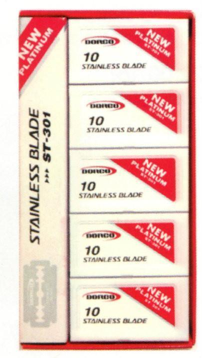 #St301 Dorco Double Edge Blades 10Pc (10Pk)