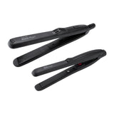 Tyche Black Ceramic Flat Iron 1" and 1/2" Combo #TB200 (2PC)