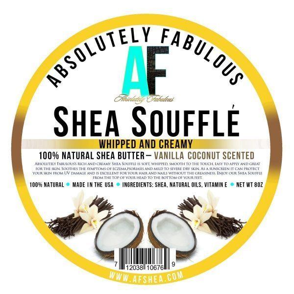 Shea Souffle Whipped And Creamy 100% Natural Shea Butter 8oz (PC)