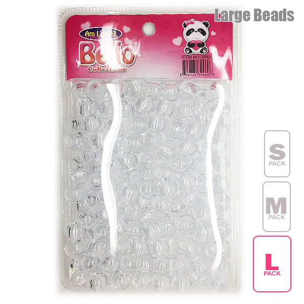 39900 Large Bead / Clear (12PC) -  : Beauty Supply, Fashion,  and Jewelry Wholesale Distributor