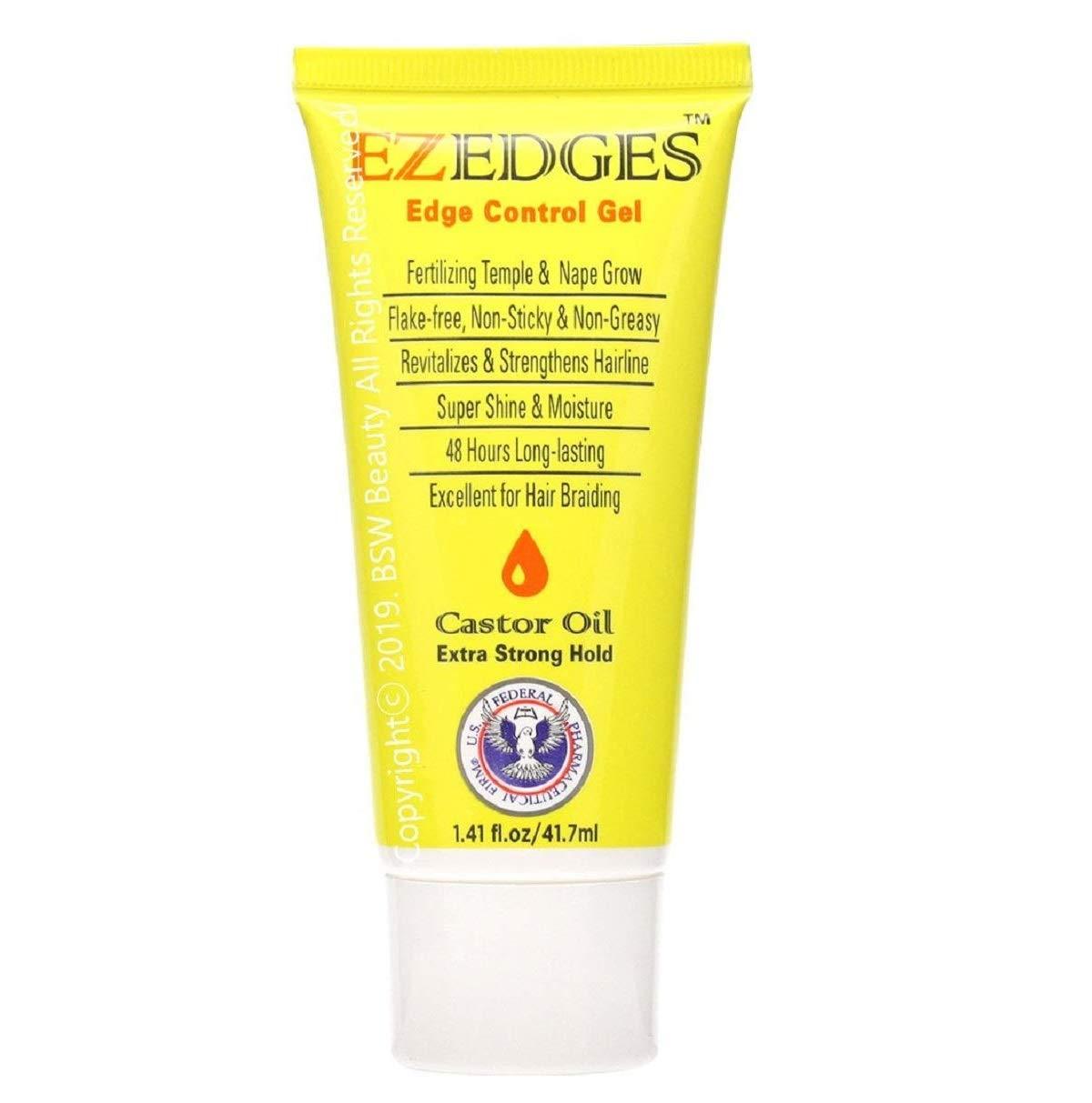 EZEDGES Edge Control Gel Castor Oil Tube 1.41oz (PC)