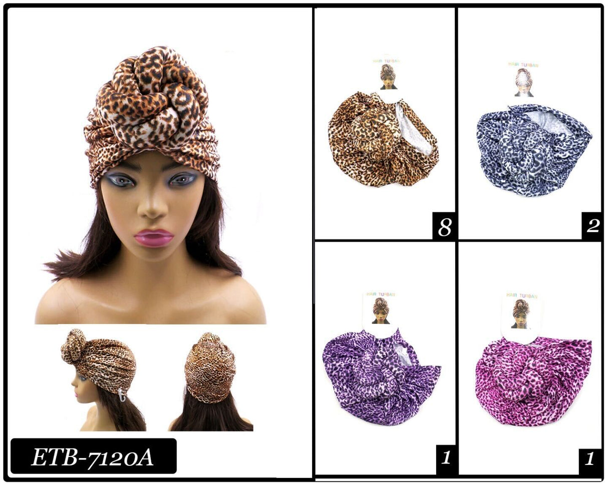 Knotted Design Head Wrap #ETB7120A / Assort (12PC)