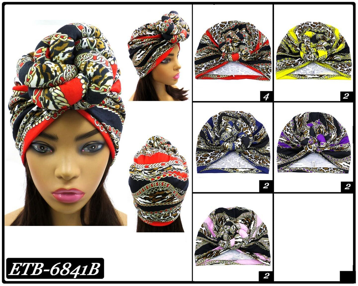 Knotted Design Head Wrap #ETB6841B / Assort (12PC)
