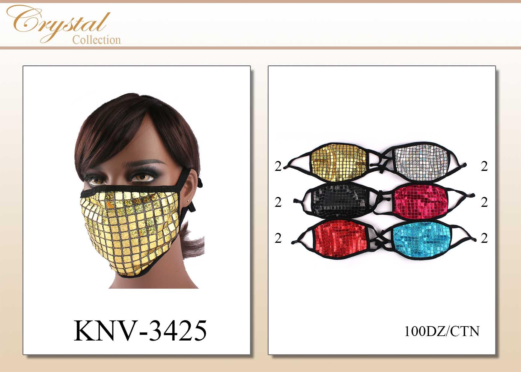 Cloth/Cotton Fashion Mask #KNV3425
