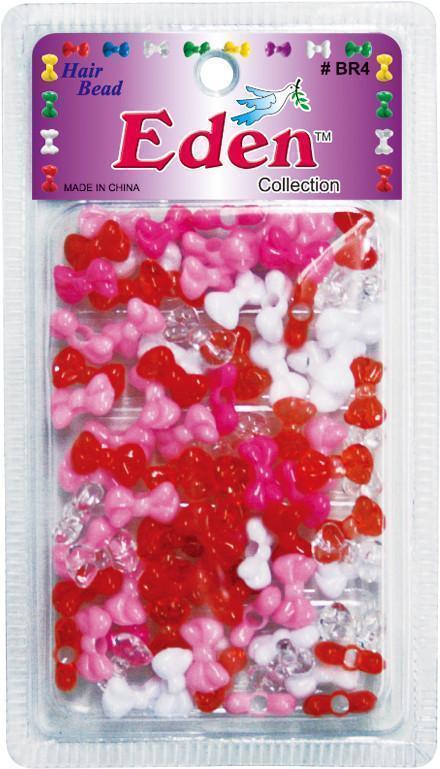 160PK Medium Pink Tie Dye Hair Beads