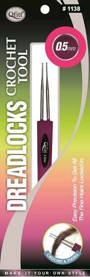 #1138 Qfitt 0.5mm Dreadlocks Crochet Tool (12PC)