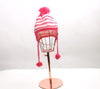 Kids Knitted Pom Pom Beanie with Strap #AACG0700 (PC)