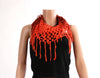 Two-tone Infinity Scarf with Frills #AANG1215 (PC)