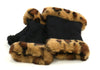 Fingerless Gloves with Cheeatah Fur Cuff #AO253 (PC)