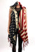 American Flag Hooded Poncho #AO634RDNVY (PC)