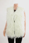 Furry Poncho Vest / White #AO637WH (PC)