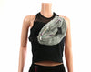 Furry Fanny Pack with Rainbow Zipper #BA1357 (PC)