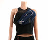 Furry Fanny Pack with Rainbow Zipper #BA1357 (PC)