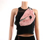 Furry Fanny Pack with Rainbow Zipper #BA1357 (PC)