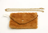 Small Furry Bag with Attachable Chain #BG021D