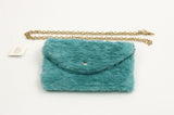 Small Furry Bag with Attachable Chain #BG021D