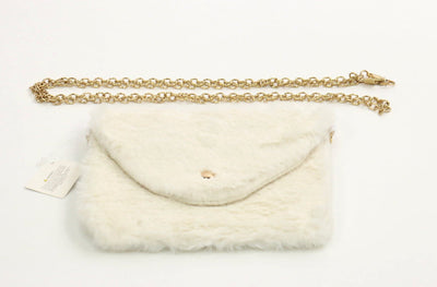 Small Furry Bag with Attachable Chain #BG021D