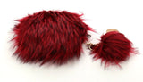 Furry Clutch Bag with Pom Pom #FSB19630 (PC)