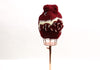 Knitted Flower Beanie with Pearls #HT17970 (PC)