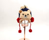 Kids Teddy Bear Pom Pom Beanie #HT713 (PC)