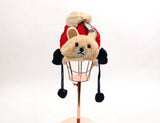 Kids Teddy Bear Pom Pom Beanie #HT713 (PC)