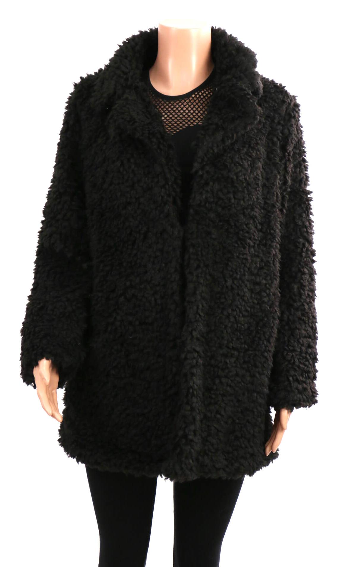 Furry Jacket / Black #JKT2144 (PC) -  : Beauty Supply