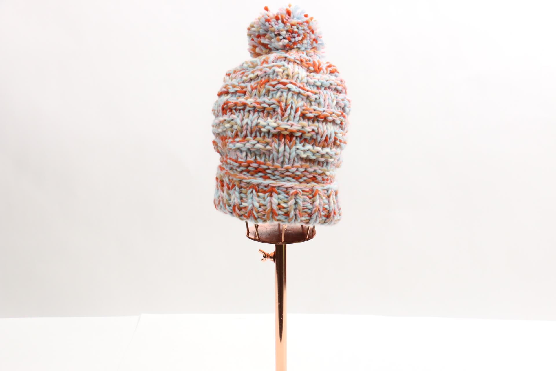 Thick Knitted Multicolor Beanie #KBW7009 (PC)