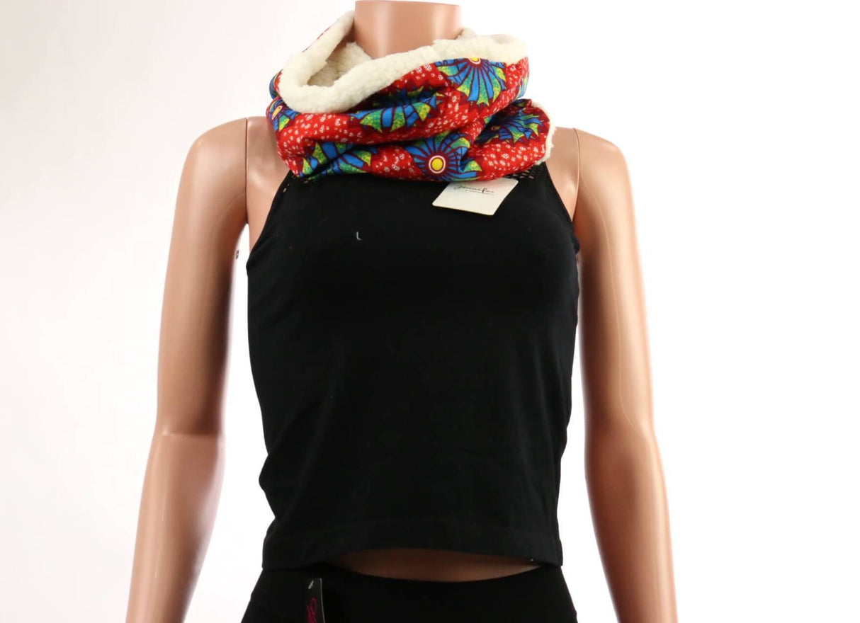 Furry Pinwheel Design Infinity Scarf #KM2447WD (PC)