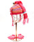 Kids Knitted Striped Flower Beanie / Glove / Scarf Set #MZ714 (PC)