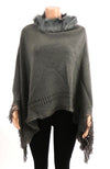 Fur Poncho with Frills #PC1004 (PC)
