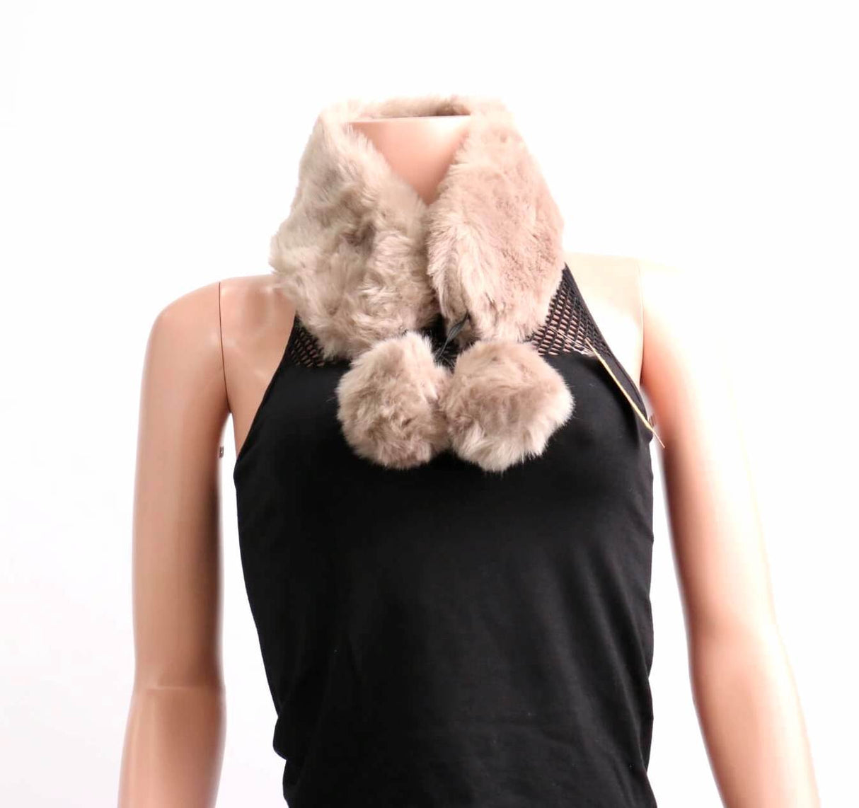 Furry Pom Pom Scarf #SF106 (PC)