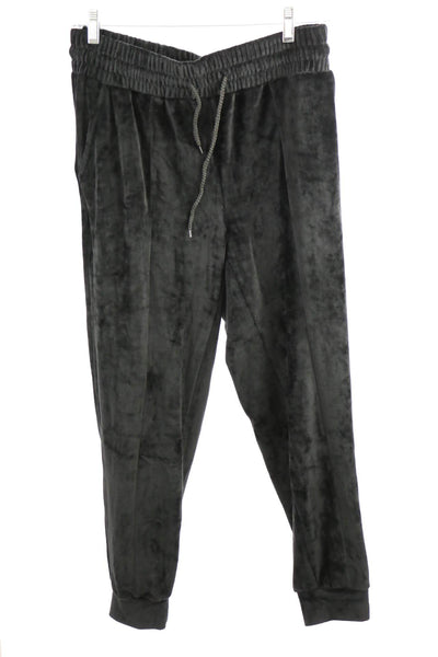 Velvet Long Sleeve Shirt and Pants Set / Black #YPS3451BLK (PC)